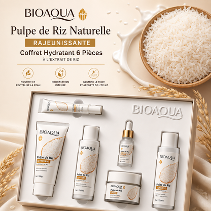Coffret Bioaqua Pulpe de Riz 6 pièces à l'extrait de riz